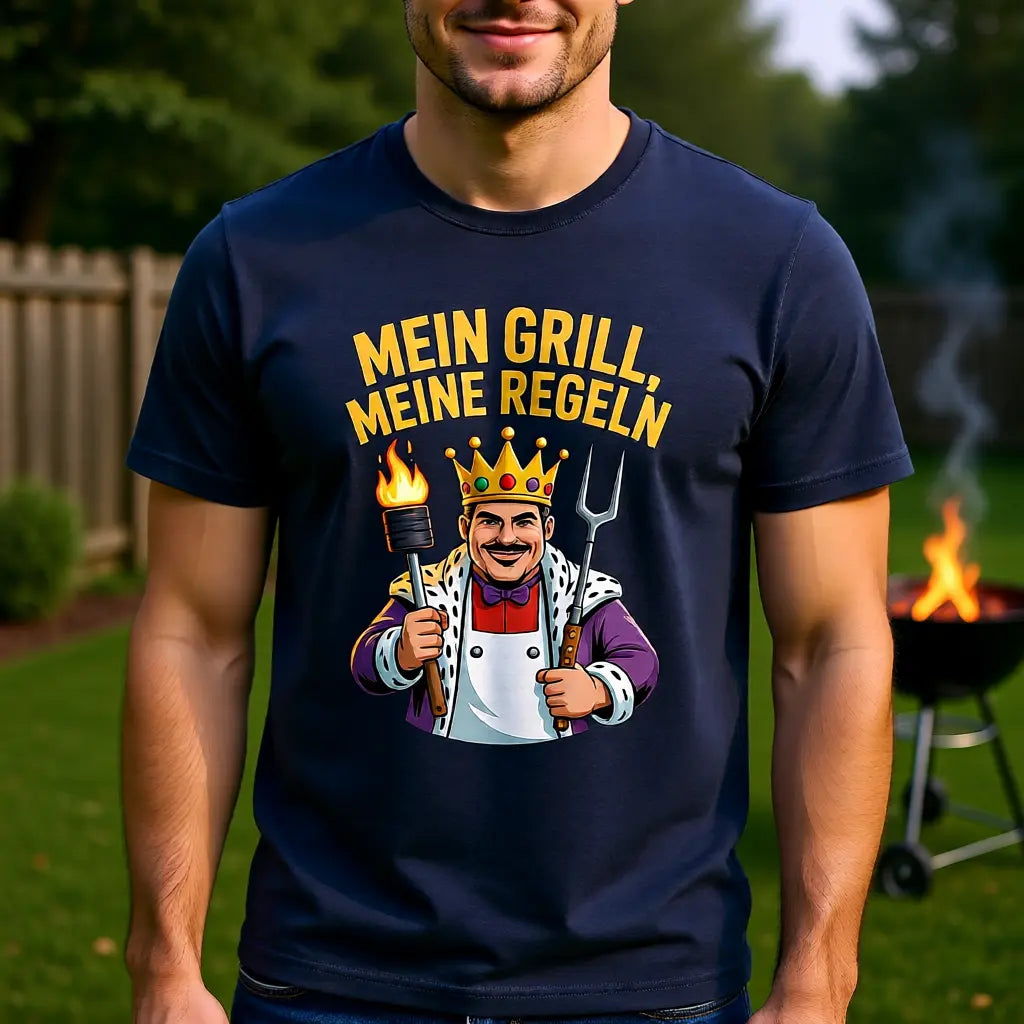 Mein Grill, Meine Regeln – Premium T-Shirt – Meatware Produktfoto