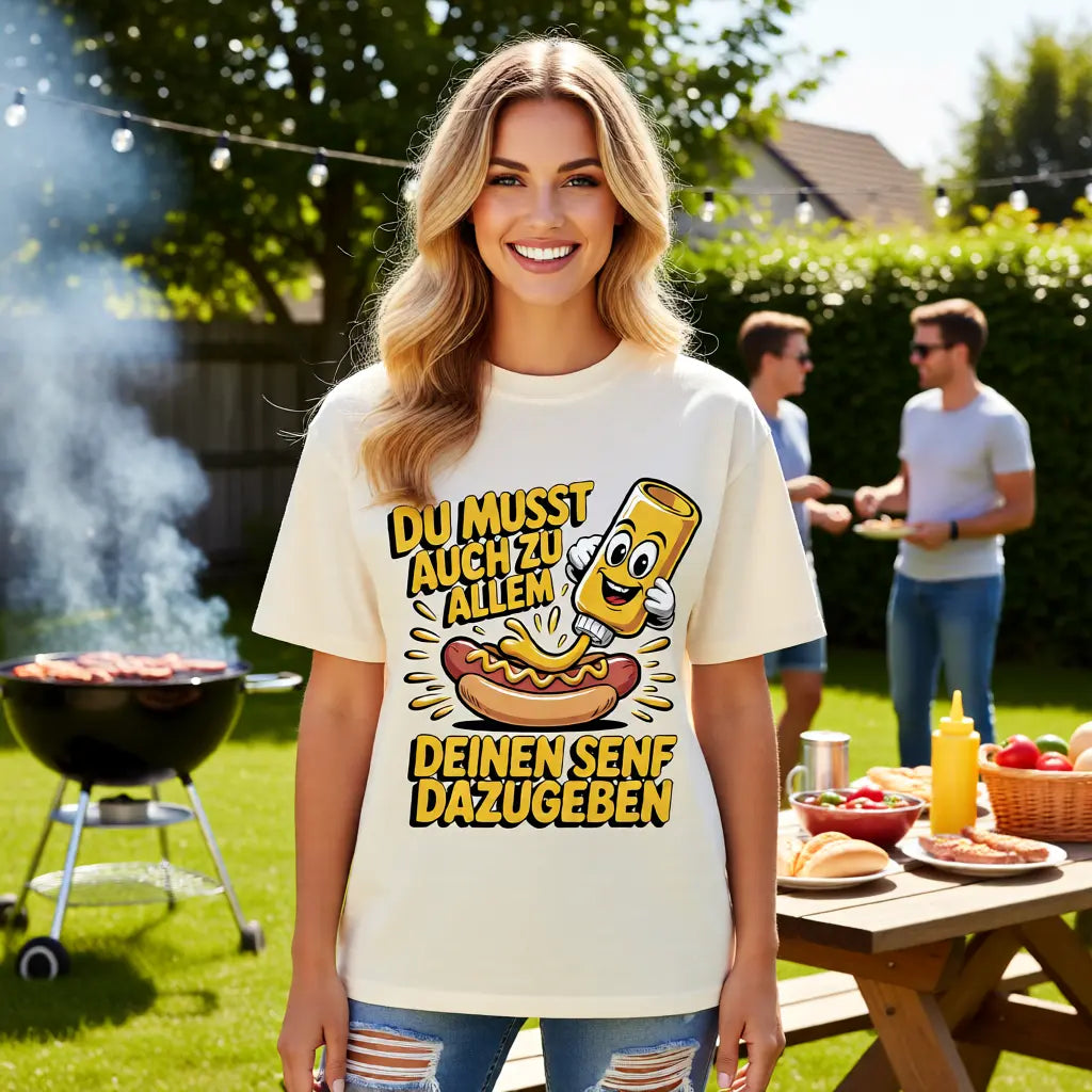 Deinen Senf dazugeben – Oversized Shirt – Meatware Produktfoto
