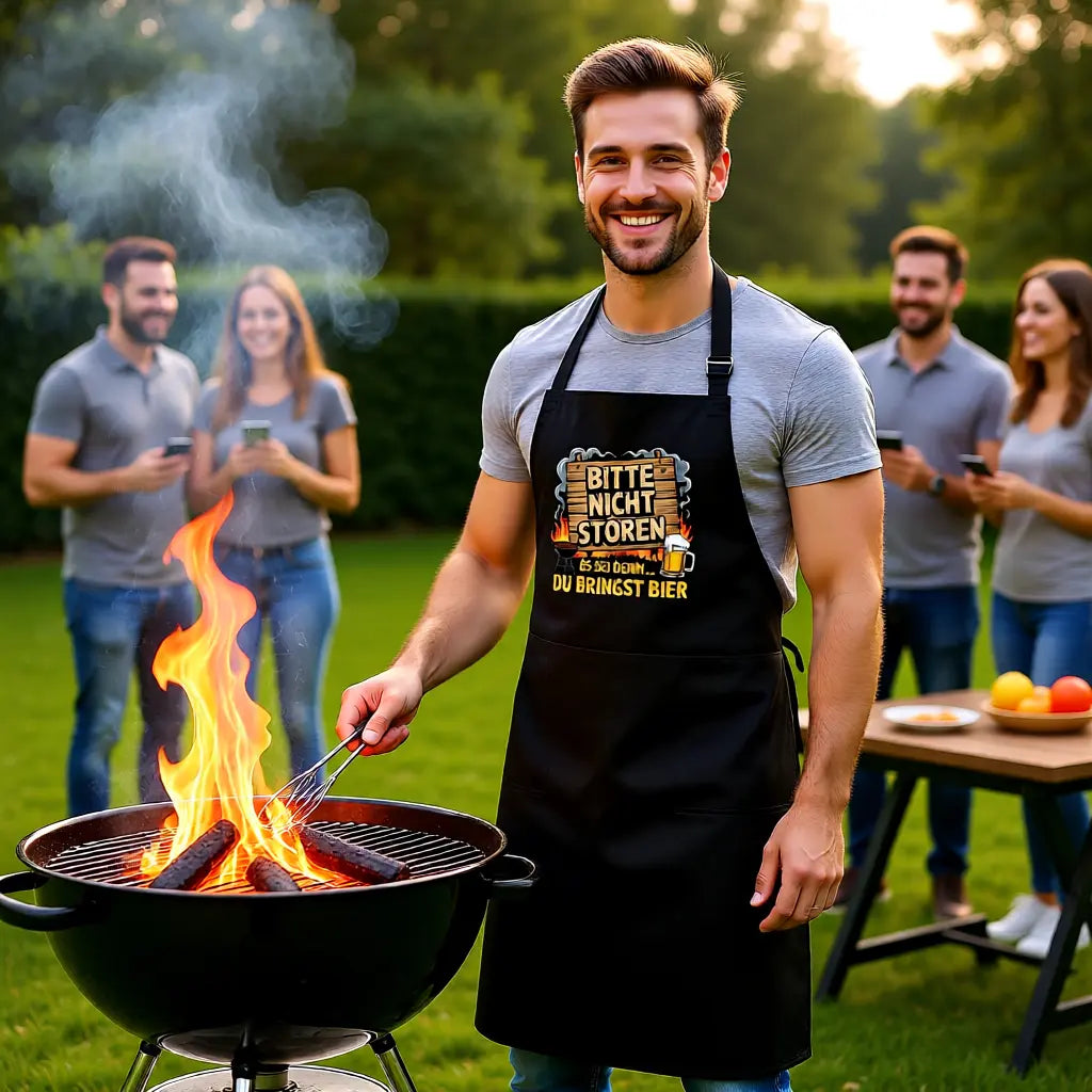 Bitte nicht stören – Bring Bier –Grillschürze – Meatware Produktfoto