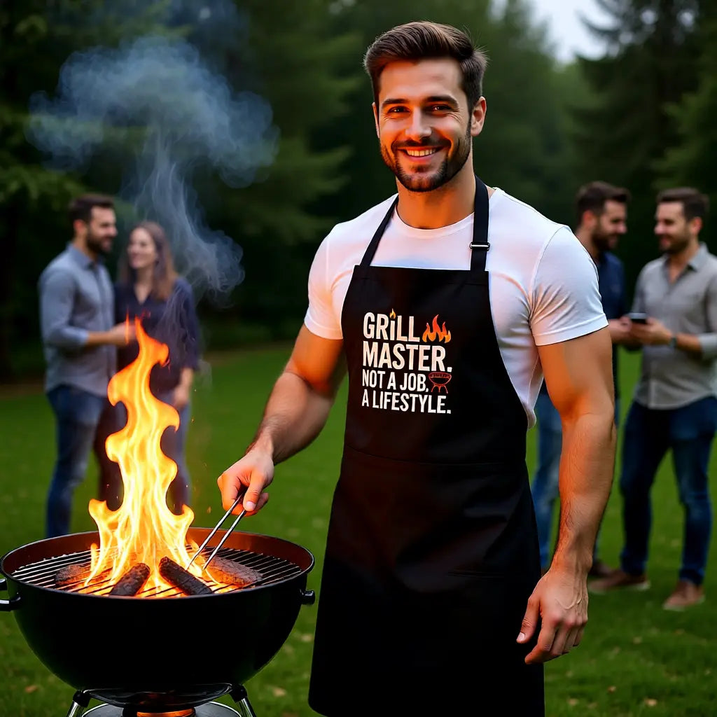 Grill Master. Not a Job. A Lifestyle. – Kochschürze – Meatware Produktfoto