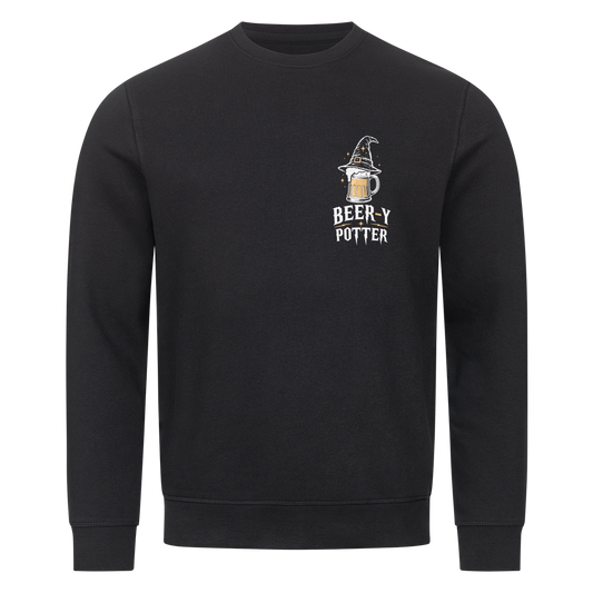 Beer-Y-Potter - Premium Streetware Sweatshirt – Motivdruck in Schwarz