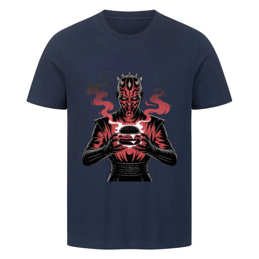 Darth Maul – The Dark Side of the Grill – Premium T-Shirt – Motivdruck in French Navy