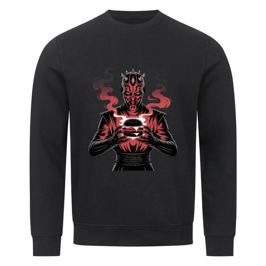 Darth Maul – The Dark Side of the Grill – Premium Organic Sweatshirt – Motivdruck in Schwarz