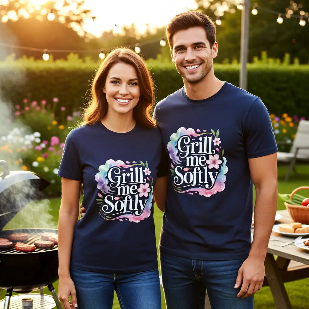 Grill me Softly – Premium T-Shirt – Meatware Produktfoto