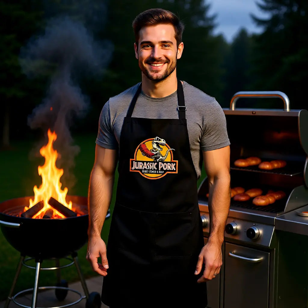 Jurassic Pork – Grillschürze für echte Fleisch-Fans – Meatware Produktfoto