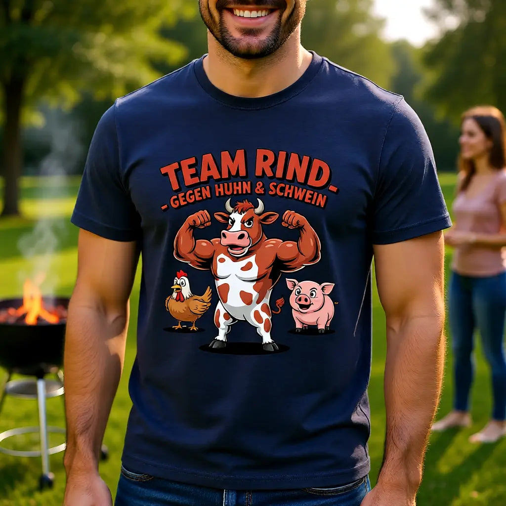 Team Rind – Premium T-Shirt – Meatware Produktfoto
