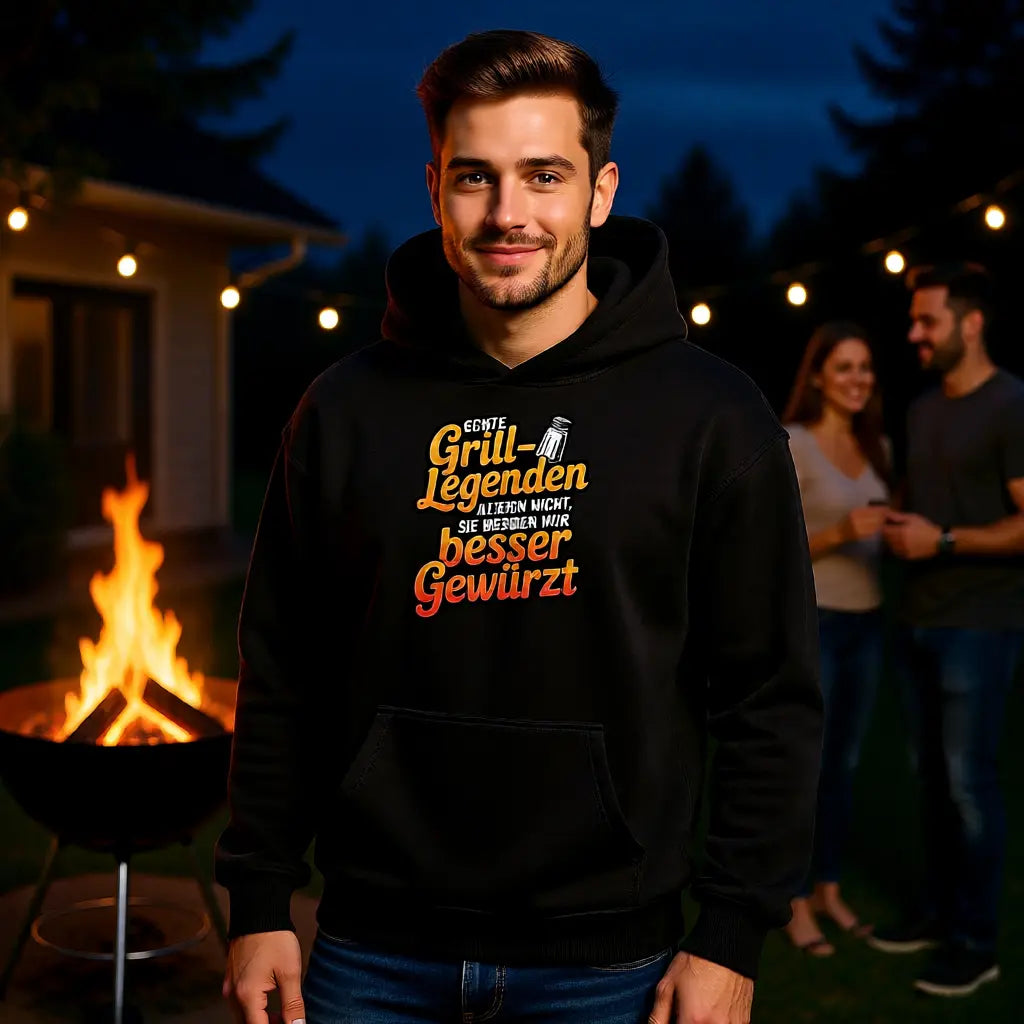 Echte Grill-Legenden – Oversized Hoodie – Meatware Produktfoto