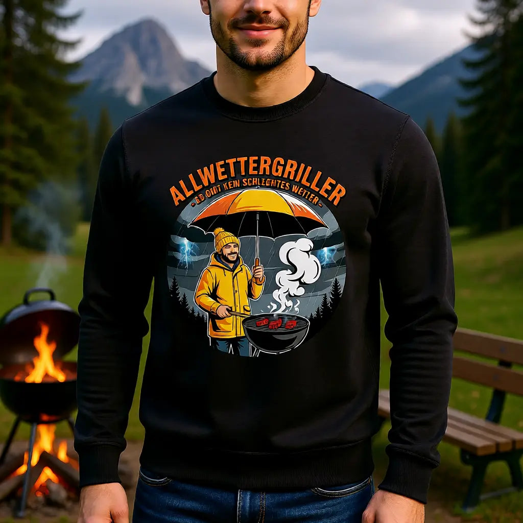 Allwettergriller – Premium Sweatshirt – Meatware Produktfoto