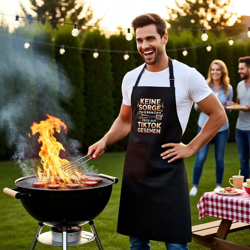 Keine Sorge – Hab’s auf TikTok gesehen – Grillschürze – Meatware Produktfoto
