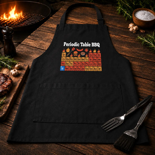 Periodic Table BBQ – Grillschürze – Meatware Produktfoto