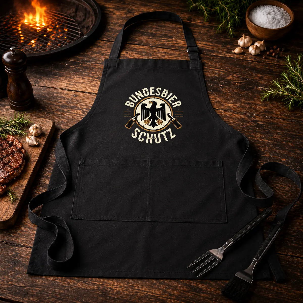 Bundesbier Schutz – Grillschürze – Meatware Produktfoto