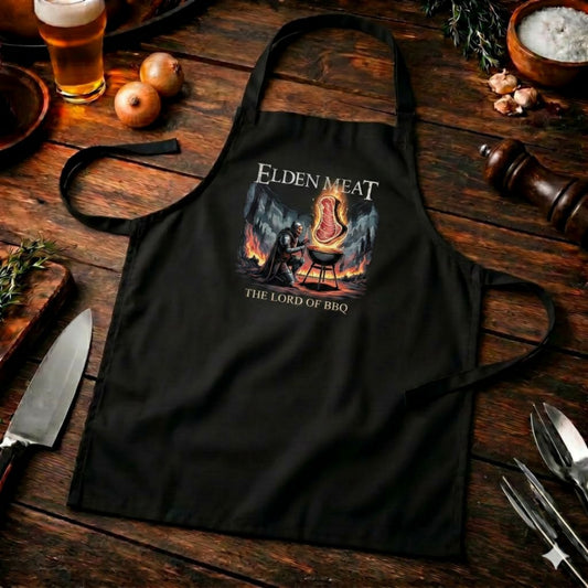 Elden Meat Grillschürze – The Lord of BBQ | Epische Gamer Grillschürze – Meatware Produktfoto
