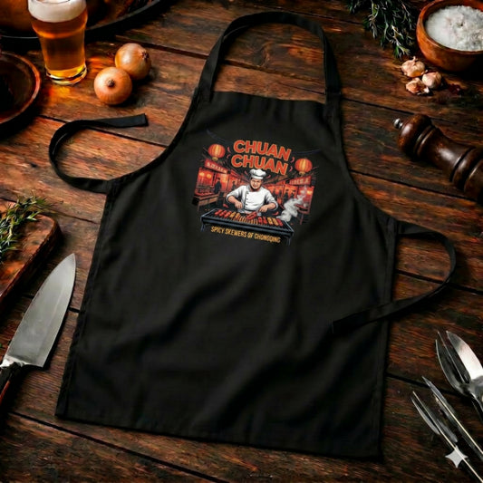 Chuan Chuan Chongqing – Premium Grillschürze (Spicy Asian BBQ Kochschürze) – Meatware Produktfoto